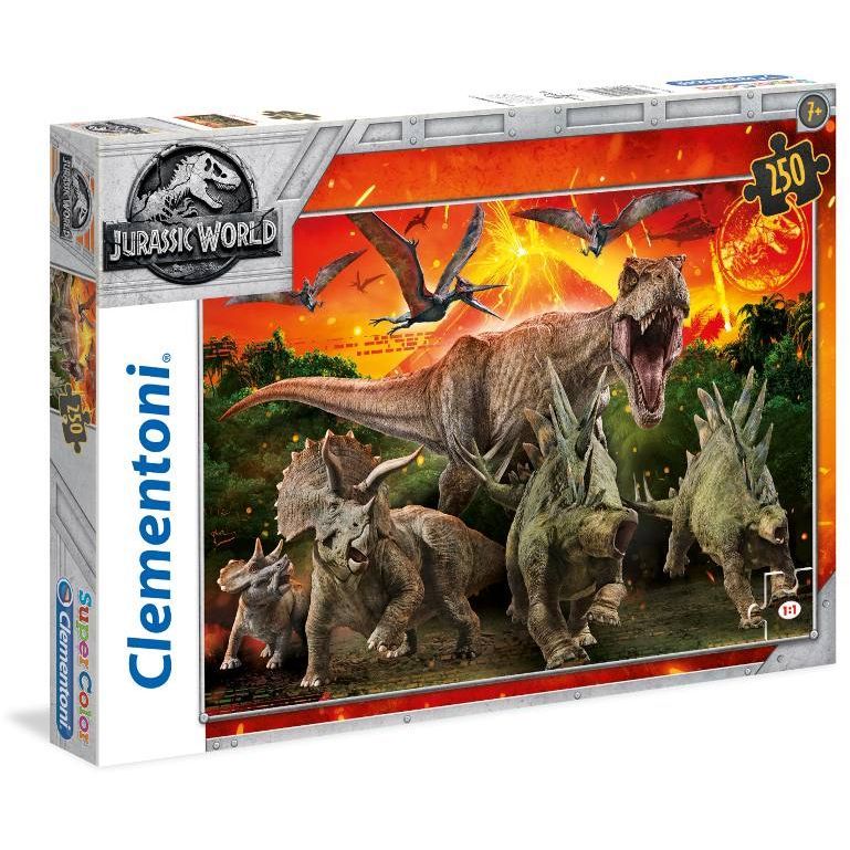 clementoni puzzle 250 jurassic world 29752 8005125297528